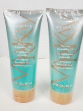 Mary Kay After-Sun Replenishing Gel - Teal and Gold